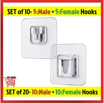 Male Adhesive Hook Sticker