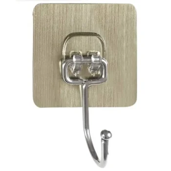 Golden Kadi Hook Sticker - Self-Adhesive Decorative Wall Hook