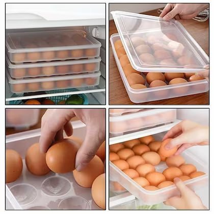 24 Grid Egg Storage Box