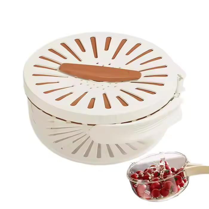 2 in 1 Drain Basket With Handle