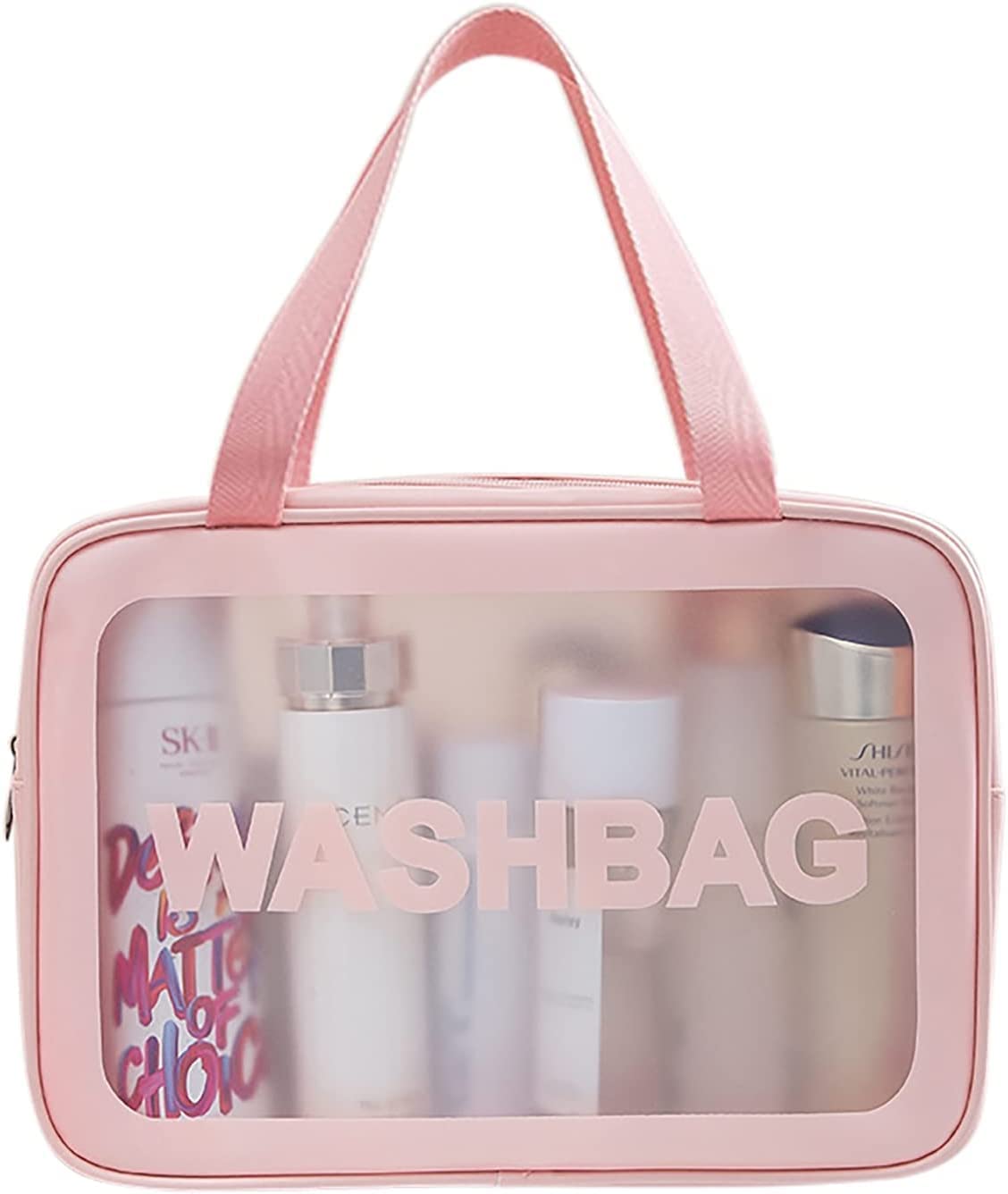Cosmetic Wash Bag (Pink Large)