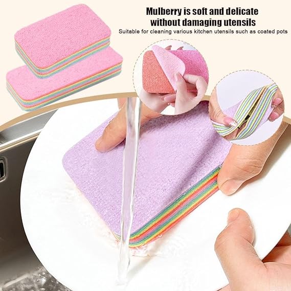 Rainbow Washing scrubber (12pcs)