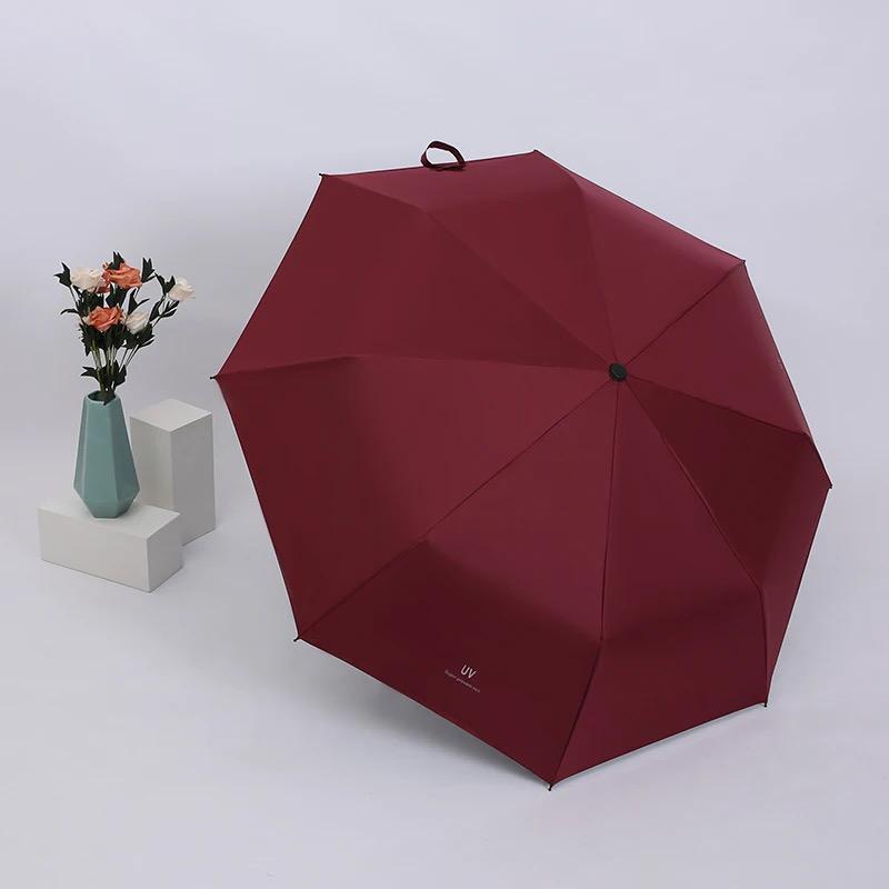 Golden uv umbrella (532)(Red)