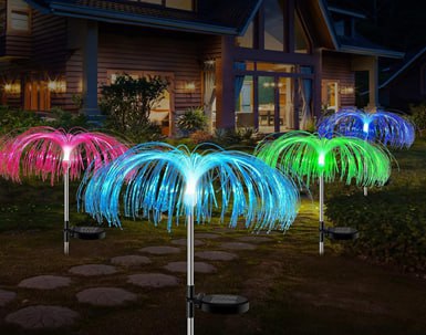 8 LED Solar Powered Firefly Solar Lights