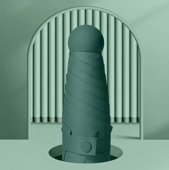 Round Handle Umbrella(533) (dark green )