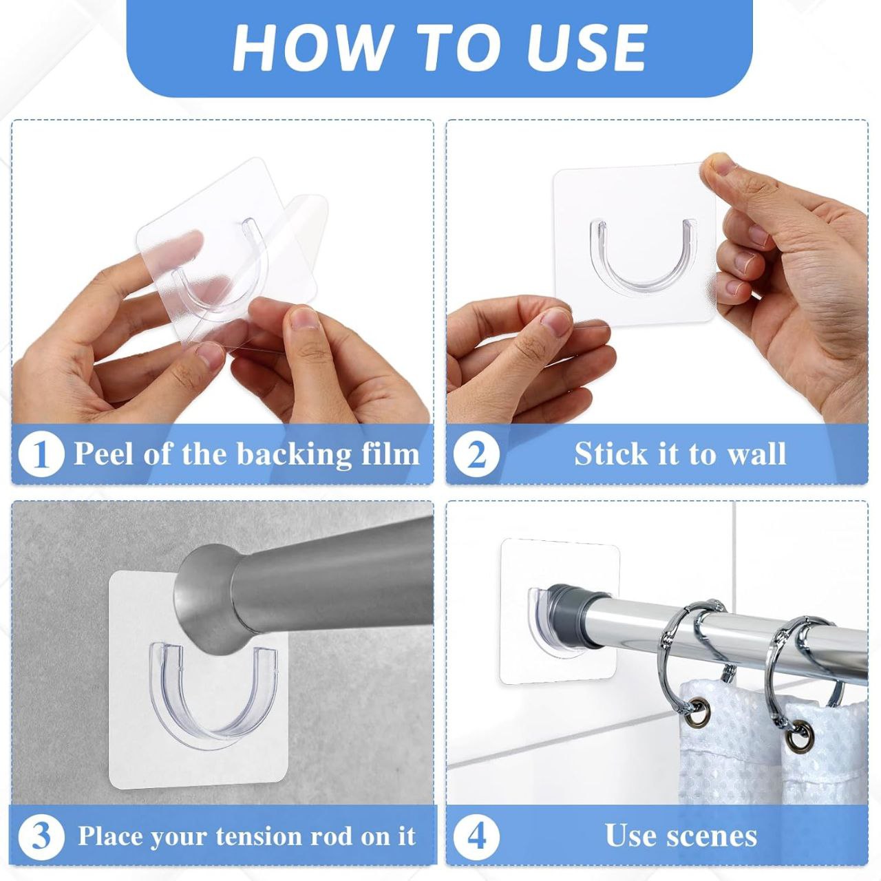 U shap sticker (8*8)