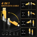 #š„New Arrivalš„iGear Charge and Data Cable 4 in 1 Heavy Duty 1 Metre Longā
65W Fast Charging & D