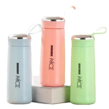 Leakproof Pastel Vacuum Water Bottle – for Travel, Office & Gym